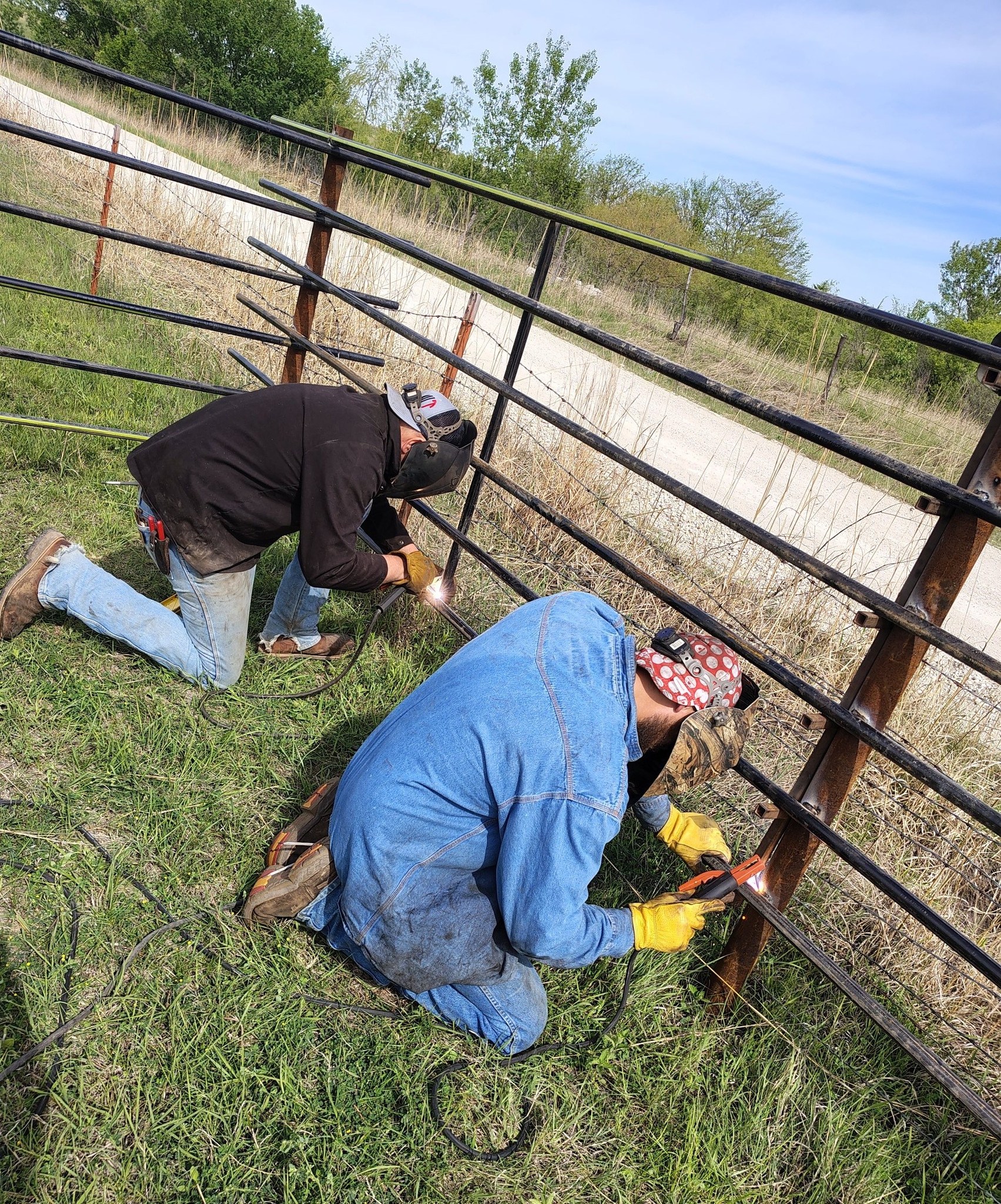 Welding a Fence